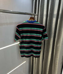 GueSs  Black Embroidery Print Imported Oversized T-Shirt