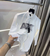 Arman i Exchang e White Logo Print Exclusive Shirt