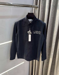 Calvin Klein Navy Blue Logo Print Premium Shirt