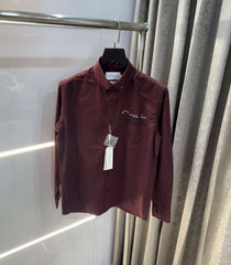 Calvi n klein Wine Logo Print Premium Shirt