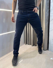 Lacost e Navy Blue Imported Hyperflex.. Denim