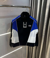 Unde r Armour Black blue  luX...ury Biker Edition WindBreaker