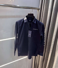Hacket Londo n Navy Blue Logo Print Premium Shirt