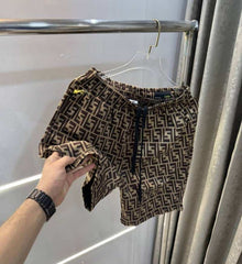 Fend i Brown MonogRam Imported Shorts