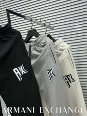 Arman i Exchange Black Logo Patch Imported Trackpant With Carry Bag