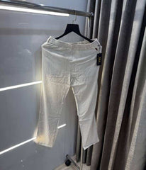 Ralp  Lauren. Cream Premium Pure Linen Trouser