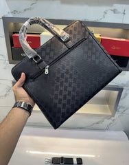 Mont Blanc Black New Luxury Classic Laptop Bag
