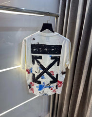 Off  White White Imported Oversized T-Shirt