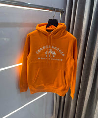 Chrome  Hearts Embroidery Logo Imported Hoodie
