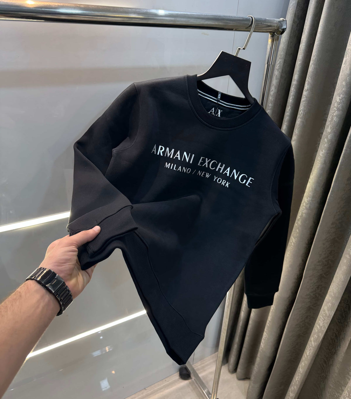 Arman i Exchange Black Classic Print Premium Sweatshirt