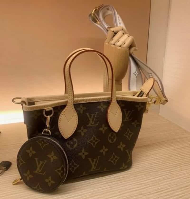 LOUIS VUITTON Neverfull Pochette Limited Edition Bag with Box 527