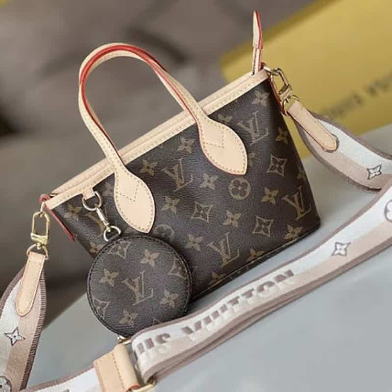 LOUIS VUITTON Neverfull Pochette Limited Edition Bag with Box 527