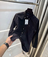 Tomm y Hilfiger Black back embroidery Premium Shirt