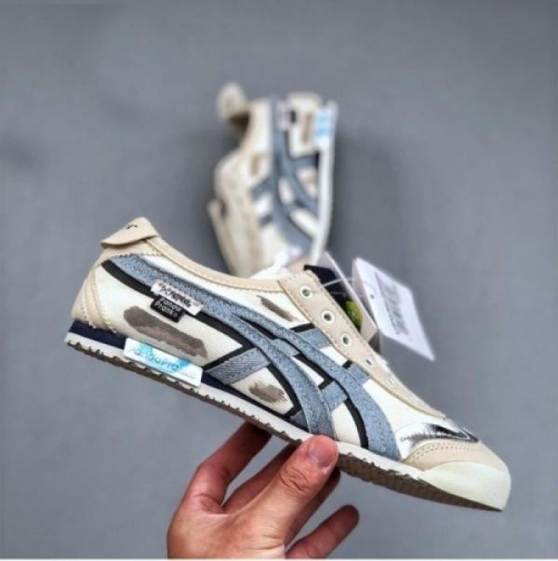 Onitsuka Tiger X Panda Prank Mexico 66 Slip On BLUE DENIM