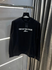 Arman i Exchange Black Logo Print Premium Sweatshirt