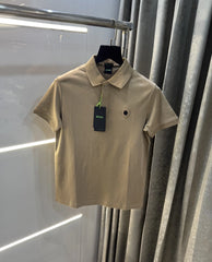 Copy Hugo  B0_ss Beige Premium Polo T-Shirt