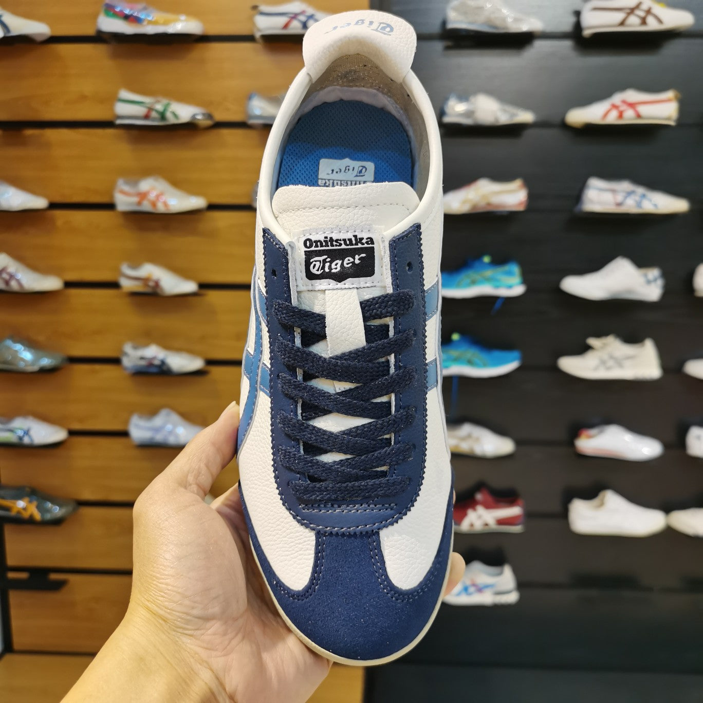 Onitsuka Tiger MeXico 66 CreamGrey Floss Sneakers For Men