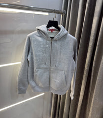 Suprem e Grey  Imported Zipper Jacket