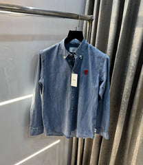 Ami Paris Mid Blue Imported Premium Shirt