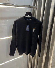 Ralph  Lauren Black Teddy Edition Imported Pull Over