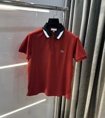 Lacost e Rust Logo Work Premium Polo T-Shirt