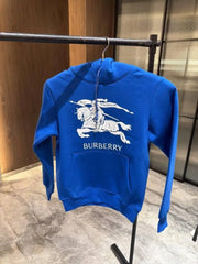 Burberr y Blue Fleece Premium Hoodie