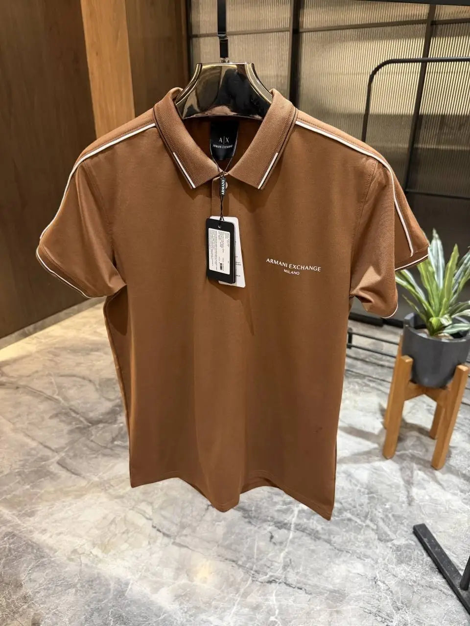 Arman i Exchange Brown Imported lycra polo with Box