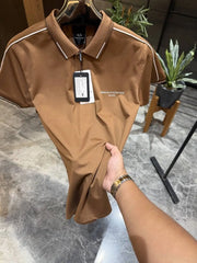 Arman i Exchange Brown Imported lycra polo with Box