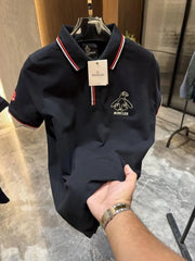 Moncle r Black Polo Tshirt