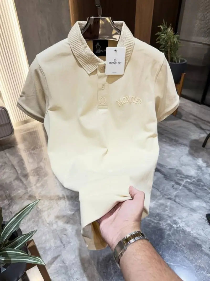 Moncle r Creme Polo Tshirt