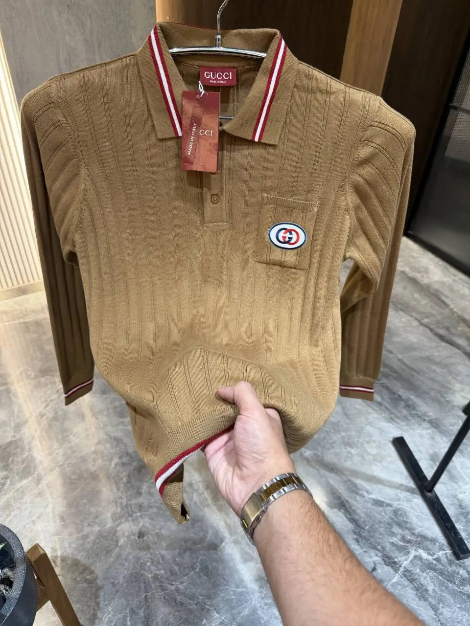 Gucc i Brown Full sleeves Premium Article
