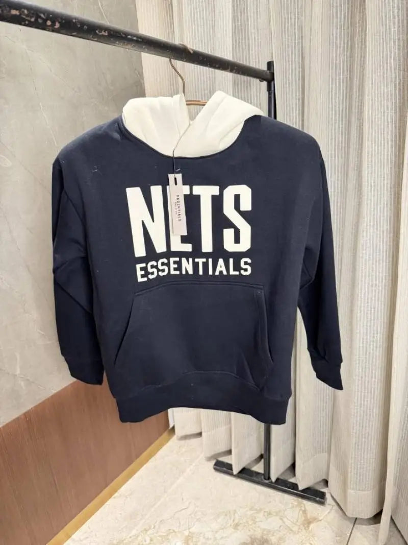 Essential s Black Premium Hoodie
