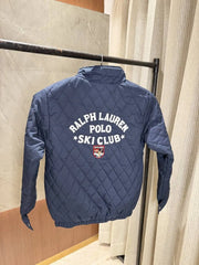 Ralph Laure n Navy Blue Jacket Bomber Full sleeves