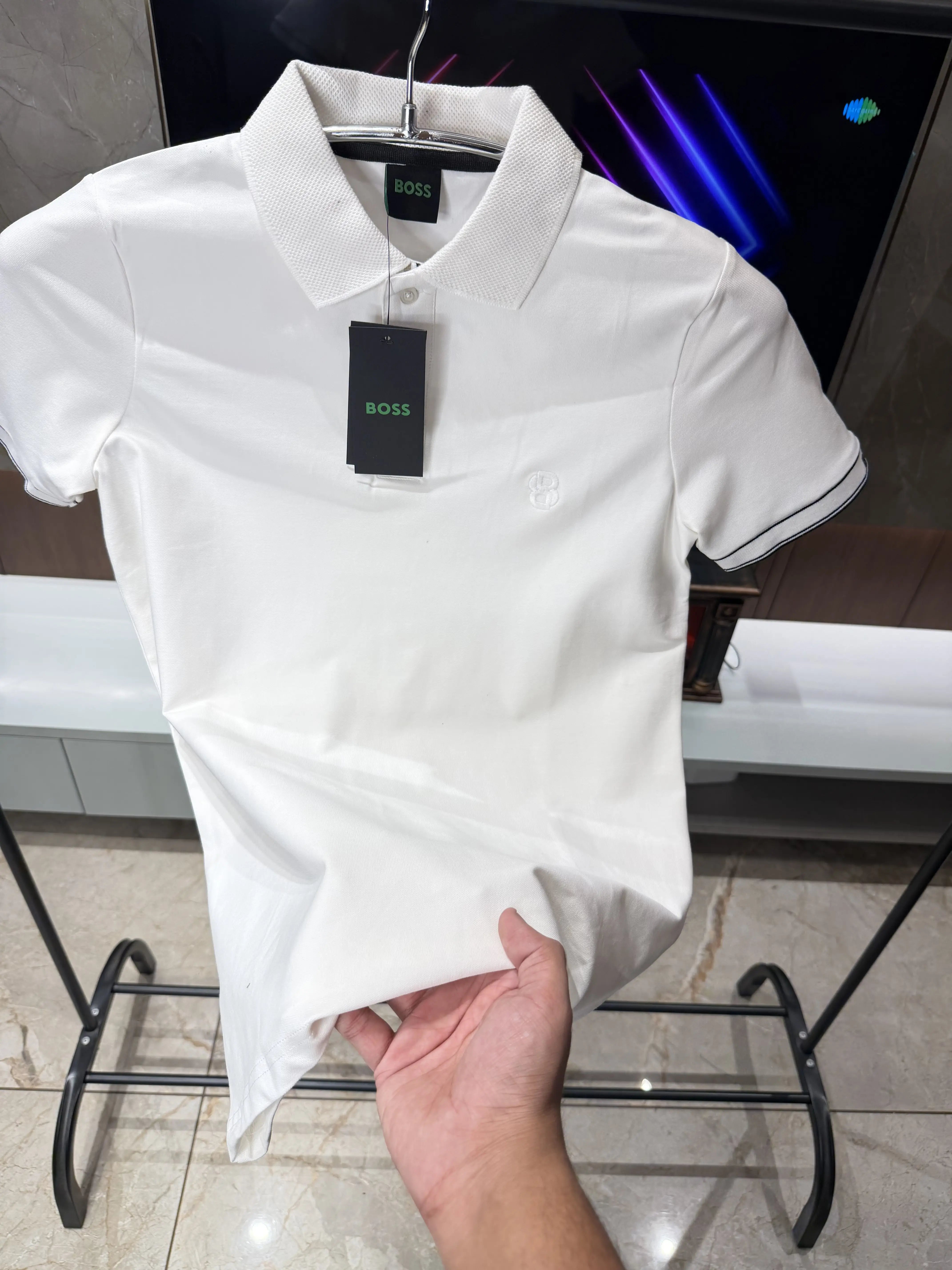 Hugo bos s White Polo Tshirt Store Article