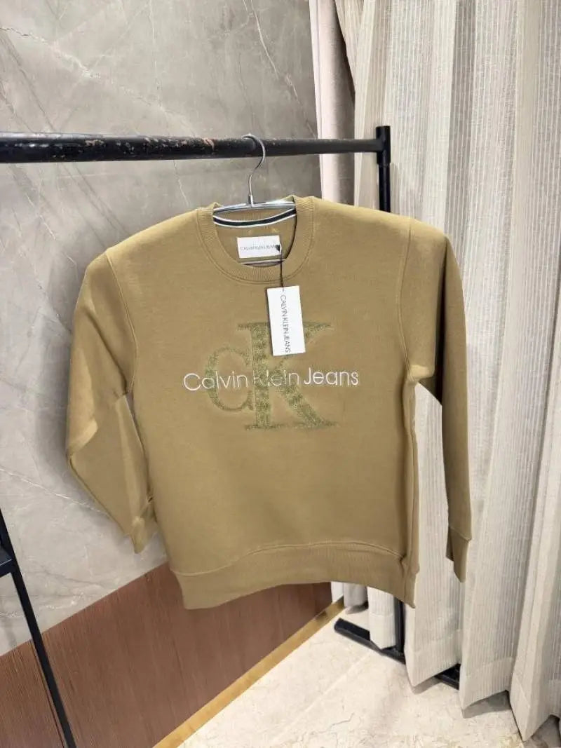 Calvin Klei_n Olive Sweatshirt Store Article