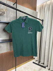 RALPH LAURE_N POLO GREEN PREMIUM FRONT EMBORSSED POLO