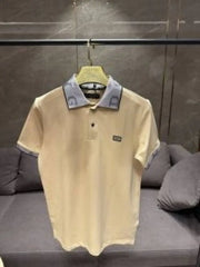 DOLCE & GABBAN_A PREMIUM BEIGE 3D COLLAR POLO