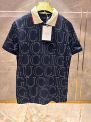 GUCC_I GG NAVY BLUE PREMIUM IMPORTED POLO