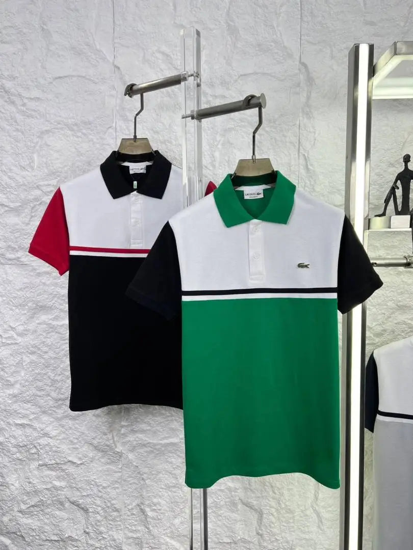 LACOST_E GREEN WHITE PREMIUM IMPORTED POLO