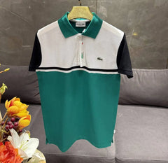 LACOST_E GREEN WHITE PREMIUM IMPORTED POLO