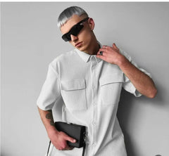 H & M WHITE DOUBLE POCKET PREMIUM FABRIC CORDSET