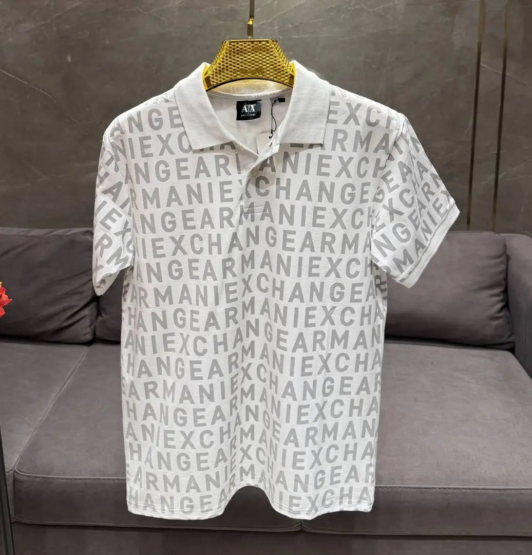 ARMAN_I EXCHANGE WHITE MONOGRAM PREMIUM POLO