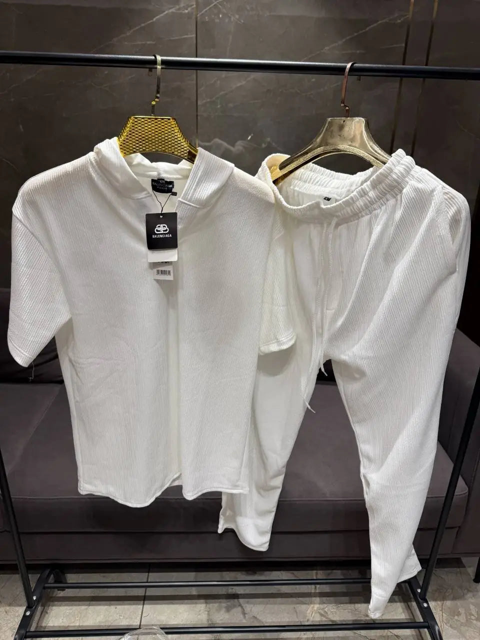 Sale BALENCIAG_A WHITE PREMIUM CO ORD SET