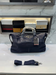 Tommy  Hilfiger Navy Blue Beige Lu_xury Duffel Bag