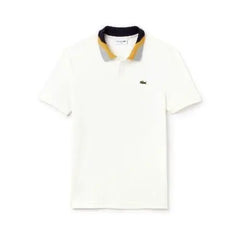 Lacost e Cream Embroidery Logo Premium Polo T-Shirt