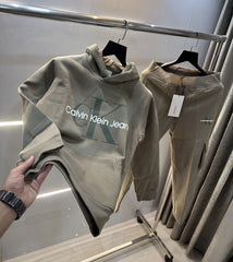 Calvin  Klein Olive Premium Classic Tracksuit