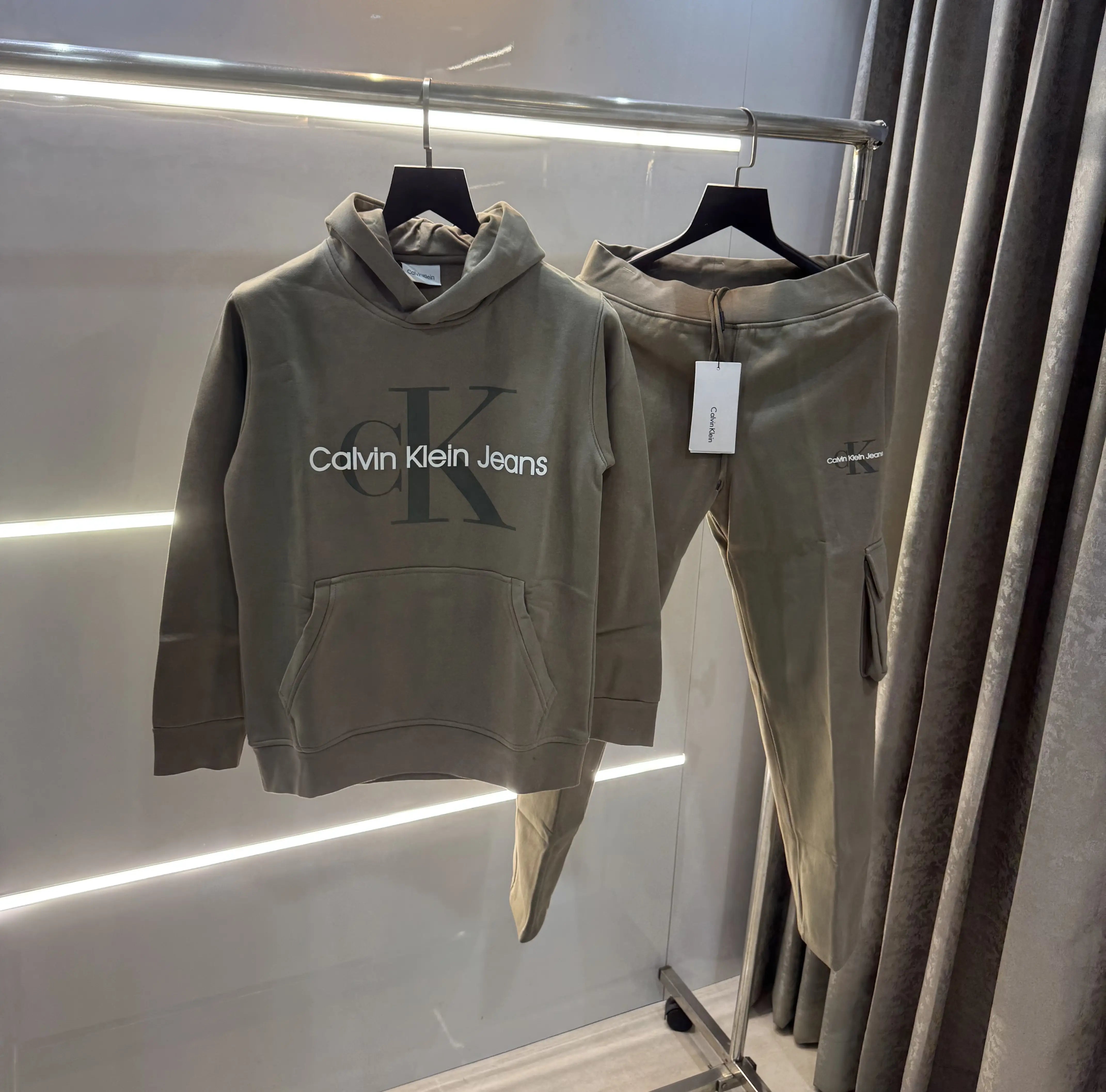 Calvin  Klein Olive Premium Classic Tracksuit
