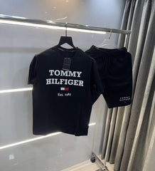 Tommy Hilfiger Black Logo Work Premium Classic Cord Set