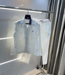 Ralph  Lauren White Logo Work Premium Tracksuit
