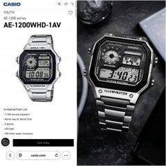 CASIO 1200 Metal body